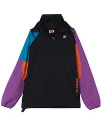 adidas - Originals Colorblock Athleisure Casual Sports Jacket - Lyst
