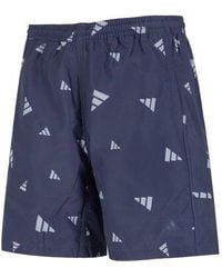 adidas - Prsve Board S Logo Full Print Athleisure Casual Sports Woven Shorts - Lyst