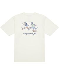 New Balance - Running Duo Graphic T-Shirt 'Ivory' - Lyst