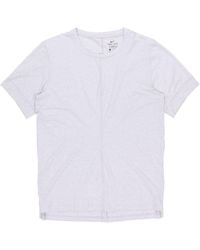 Nike - Yoga Dri-Fit Sports Quick Dry Short Sleeve Smoke - Lyst