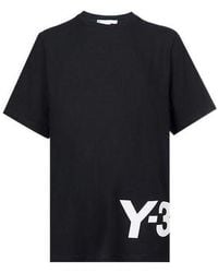 adidas - Y-3 Ch1 Short Sleeve Large Logo Tee - Lyst