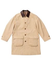 Supreme - X Burberry Leather Collar Trench - Lyst