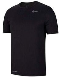 Nike - Pro Solid Color Casual Printing Round Neck Pullover Short Sleeve - Lyst