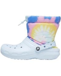 Crocs™ - Classic Lined Neo Puff Boots 'Tie Dye Mineral' - Lyst