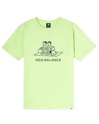 New Balance - X Noritake Crossover Small Pattern Sports Cartoon Short Sleeve - Lyst