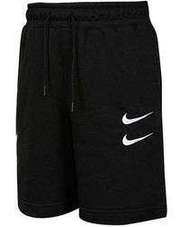 Nike - Swoosh French Terry Short Alphabet Printing Casual Sports Shorts - Lyst