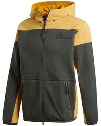 adidas - Zne Fz M Winter Colorblock Fleece Lined Stay Warm Hooded Jacket - Lyst