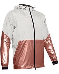 Under Armour - Recover Legacy Windbreaker Jacket Rose' - Lyst