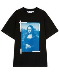 Off-White c/o Virgil Abloh - Monalisa Over Short-Sleeve Tee - Lyst