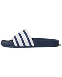 adidas - Adilette Slide 'Adi' - Lyst
