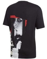 adidas - Y-3 Small Logo Printing Round Neck Short Sleeve T-Shirt - Lyst