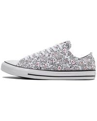 Converse - Keith Haring X Chuck Taylor All Star Low 'Dancing Figures Allover Print' - Lyst
