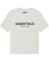 Fear Of God - Ss21 Short Sleeve T-Shirt 'Light Heather Oatmeal' - Lyst