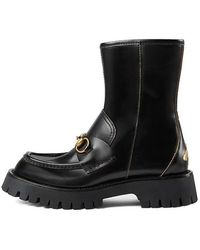 Gucci - (Wmns) Horsebit-Embellished Ankle Boots - Lyst