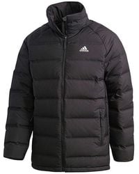 adidas - Helionic Mid-length Mens Down Jacket Winter Padded Coat - Lyst