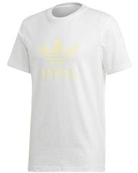 adidas - Originals Chest Logo Printing Sports Short Sleeve - Lyst