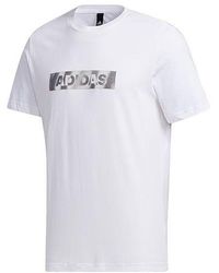 adidas - Mh Gfx T Lng Printing Short Sleeve - Lyst