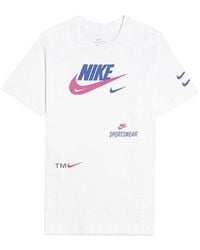 Nike - Swoosh Round Neck Short Sleeve - Lyst