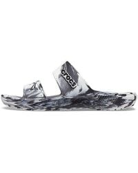 Crocs™ - Classic Clog Marble Beach Sports Slippers - Lyst
