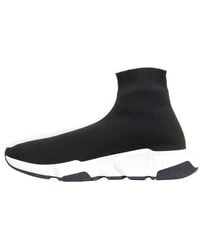 Balenciaga - Speed 1.0 Recycled Knit Graffiti Sneakers - Lyst