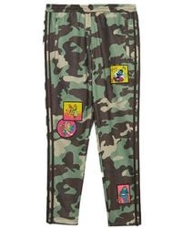adidas - Originals X Jeremy Scott Crossover Camouflage Sports Pants/Trousers/Joggers - Lyst
