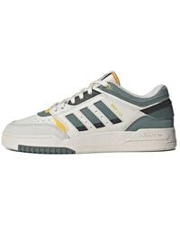 adidas - Drop Step Low 'white Tech Emerald' - Lyst