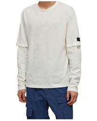 adidas - Y-3 Off- Layered Long Sleeve T-Shirts - Lyst