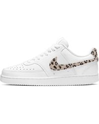 Nike - (Wmns) Court Vision Low 'Leopard Swoosh - Lyst