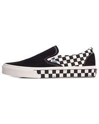 Vans - Classic Slip-On 'Sidewall Check - Lyst