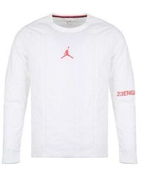 Nike - 23 Engineered Quilted Round Neck Pullover Logo Sports Long Sleeves - Lyst