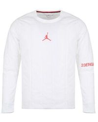 Nike - 23 Engineered Quilted Round Neck Pullover Logo Sports Long Sleeves - Lyst