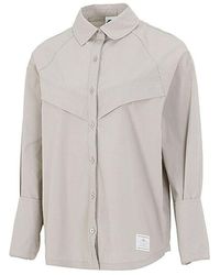 Nike - (Wmns) Sportswear Icn Clsh Wvn Ls Top Long Sleeved Shirt - Lyst
