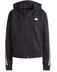 adidas - (Wmns) Future Icons 3-Stripes Full Zip Hoodie Asia Sizing - Lyst