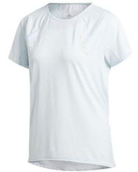 adidas - (Wmns) Heat.Rdy Tee Running Sports Short Sleeve - Lyst