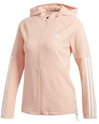 adidas - (Wmns) 3S Fz Hoodie Training Hooded Jacket - Lyst