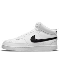 Nike - Court Vision Mid Shoes - Lyst