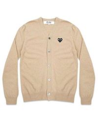 COMME DES GARÇONS PLAY - Cardigan Emblem - Lyst