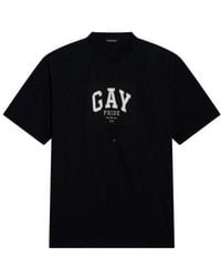Balenciaga - Pride T-Shirt Boxy Fit - Lyst