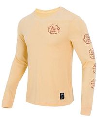 Nike - Basketball Training Sports Printing Breathable Long Sleeves Apricot Color T-Shirt - Lyst