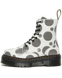 Dr. Martens - (Wmns) Jadon Polka Dot Smooth Leather Platform Boots '' - Lyst