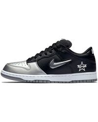 Nike - X Supreme Sb Dunk Low Qs 'Metallic' - Lyst
