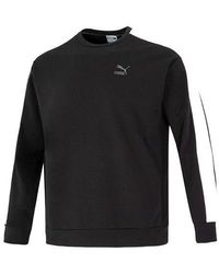 PUMA - Suit Crew Neck Logo Sweatshirt - Lyst