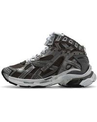 Balenciaga - Runner High Top Sneakers Nylon Suede-Like Fabric' - Lyst