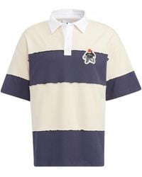 adidas - X Charr Short Sleeve Polo Shirt 'Cream' - Lyst