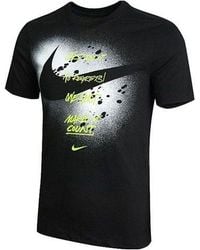 Nike - M Nk Graphic Ss Tee Large Alphabet Printing Sports Short Sleeve - Lyst
