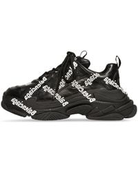 Balenciaga - Triple S Logotype Sneakers - Lyst