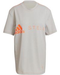 adidas - (Wmns) By Stella Mccartney Logo T-Shirt - Lyst