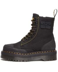 Dr. Martens - Dr.Martens X Ganni Jadon Nylon Platform Boots - Lyst