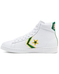 Converse - Pro Leather Mid 'Boston Celtics' - Lyst