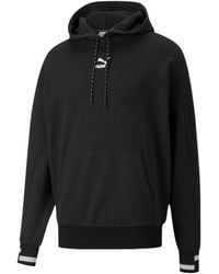 PUMA - Logo Classics Hoodie - Lyst